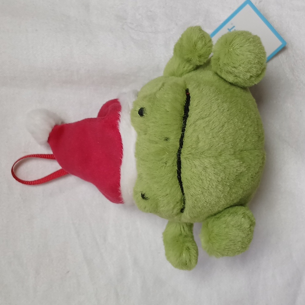 Jellycat Ricky Rain Frog Decoration Ornament Soft and Plush NWT